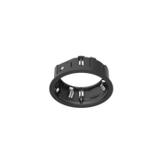 ZEUS ROUND CORNICE CON BORDO TONDA 21 W NERO 10,9CM