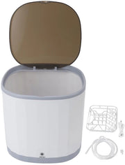Vaschino Portatile Mini - Pulizia 360° - Ricaricabile via USB - Capacità 4L - Compatto e Pratico - Ideale per i Bambini