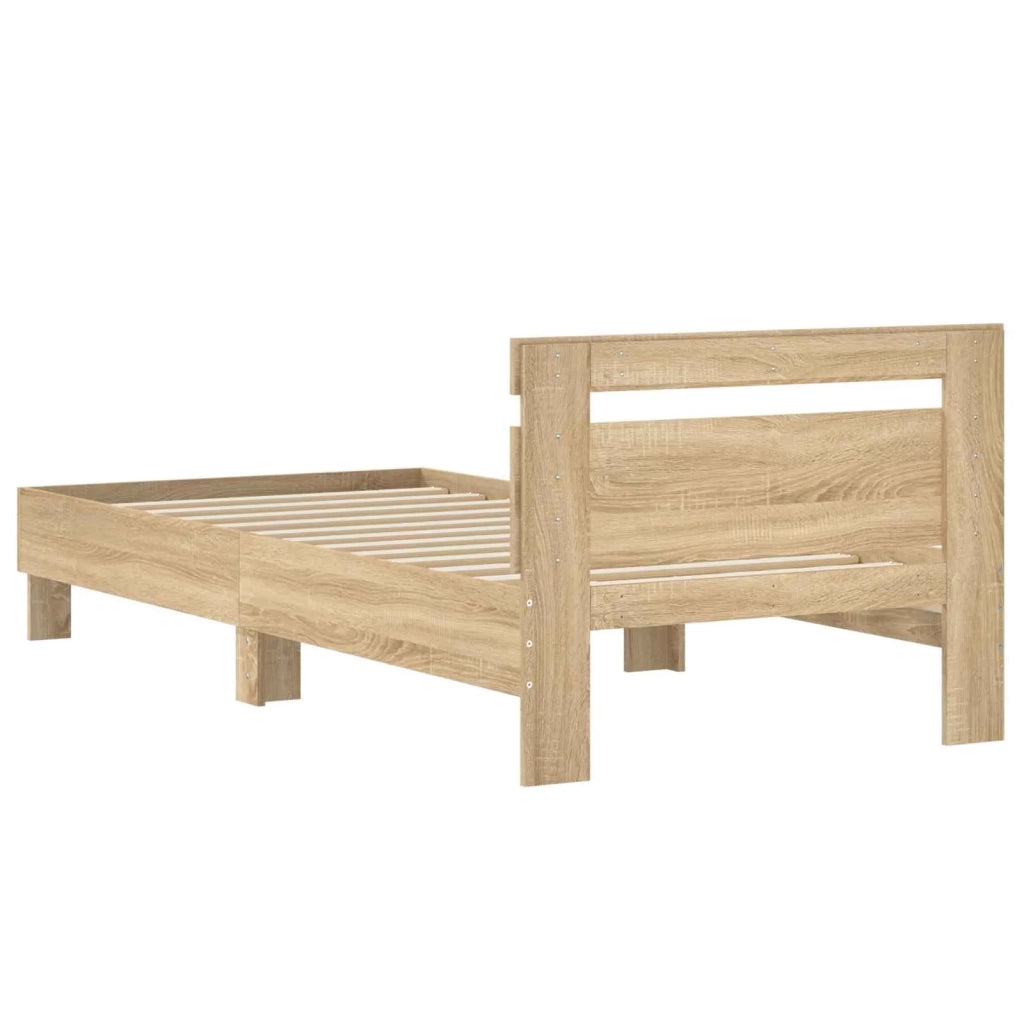 Struttura del letto Rovere Sonoma Legno ingegnerizzato 8009013