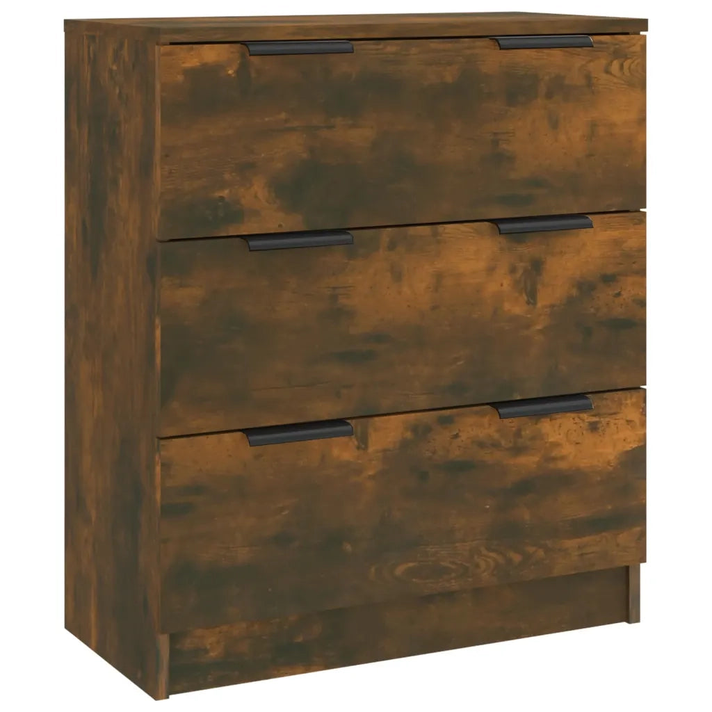 Credenza-Buffet-Armadio da cucina Rovere Fumo 60x30x70 cm in Legno tecnico 863251