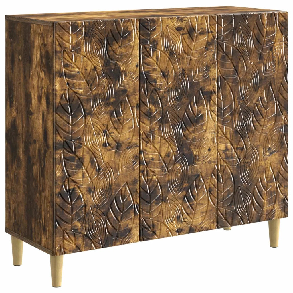 Credenza Rovere Fumo 89 x 34,5 x 80 cm Legno ingegnerizzato 895110