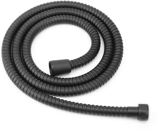 Serpentina per doccia in acciaio inossidabile 1,5 m - Flessibile - Resistente a pressioni elevate - Connettori ruotabili - Duratura e resistenza allo sfregamento - Tubo per doccia
