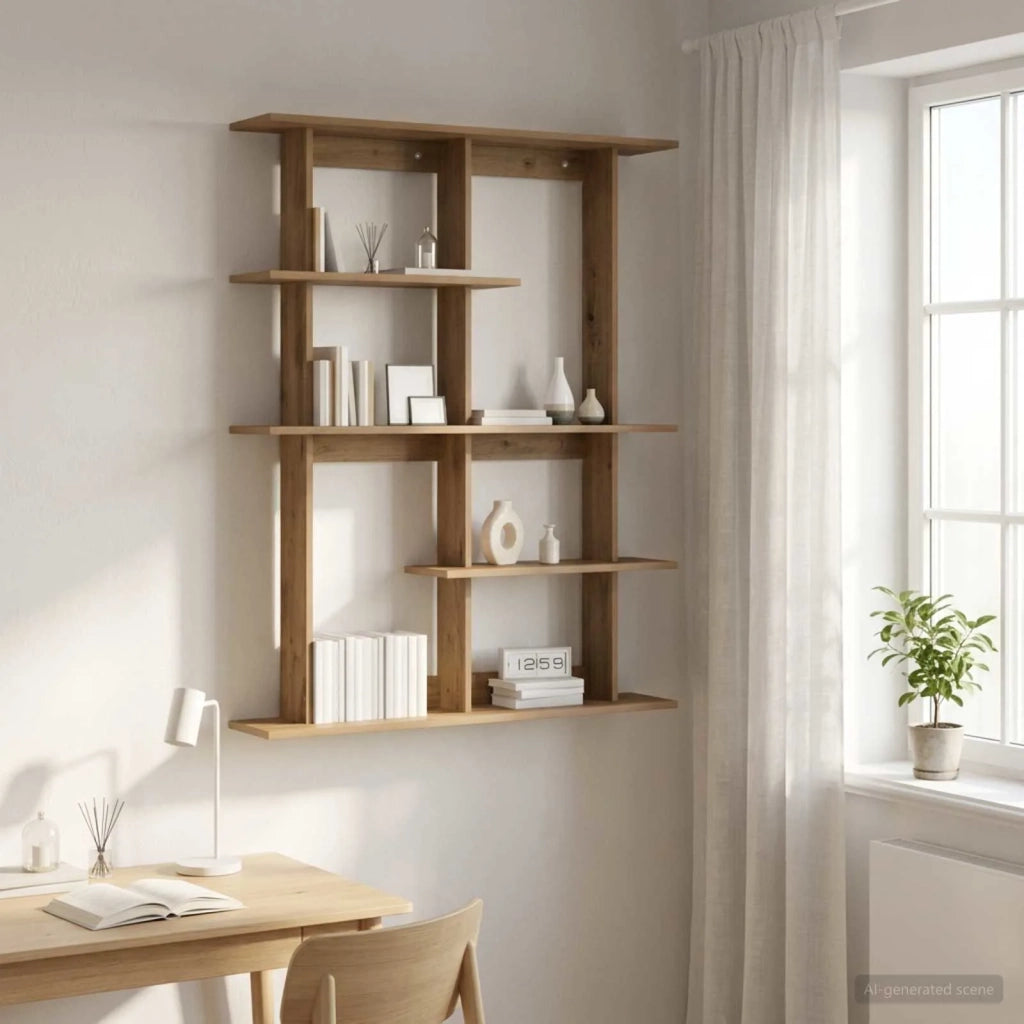 Scaffale da parete Rovere Artigianale 102 x 20 x 130 cm 8012059