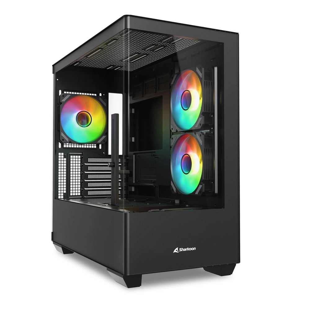 Sharkoon case cm100 matx nero - ELITE SHARK CM100