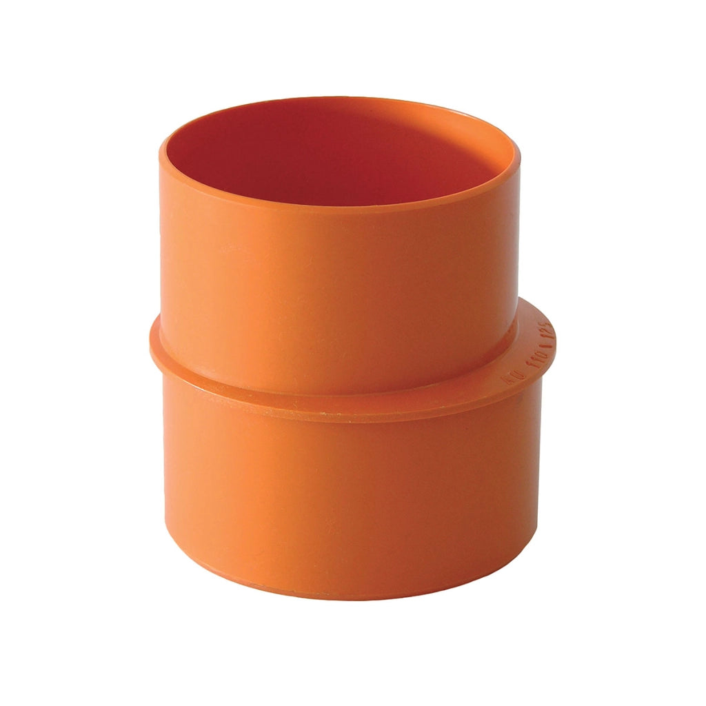 AUMENTO IN PVC ARANCIO- Diam. 40F x 63M- senza- pezzi 1