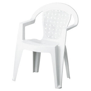 POLTRONA RESINA NORMA ANTISCIVOLO BIANCO- DIMAPLAST 2000- 1,0 pz