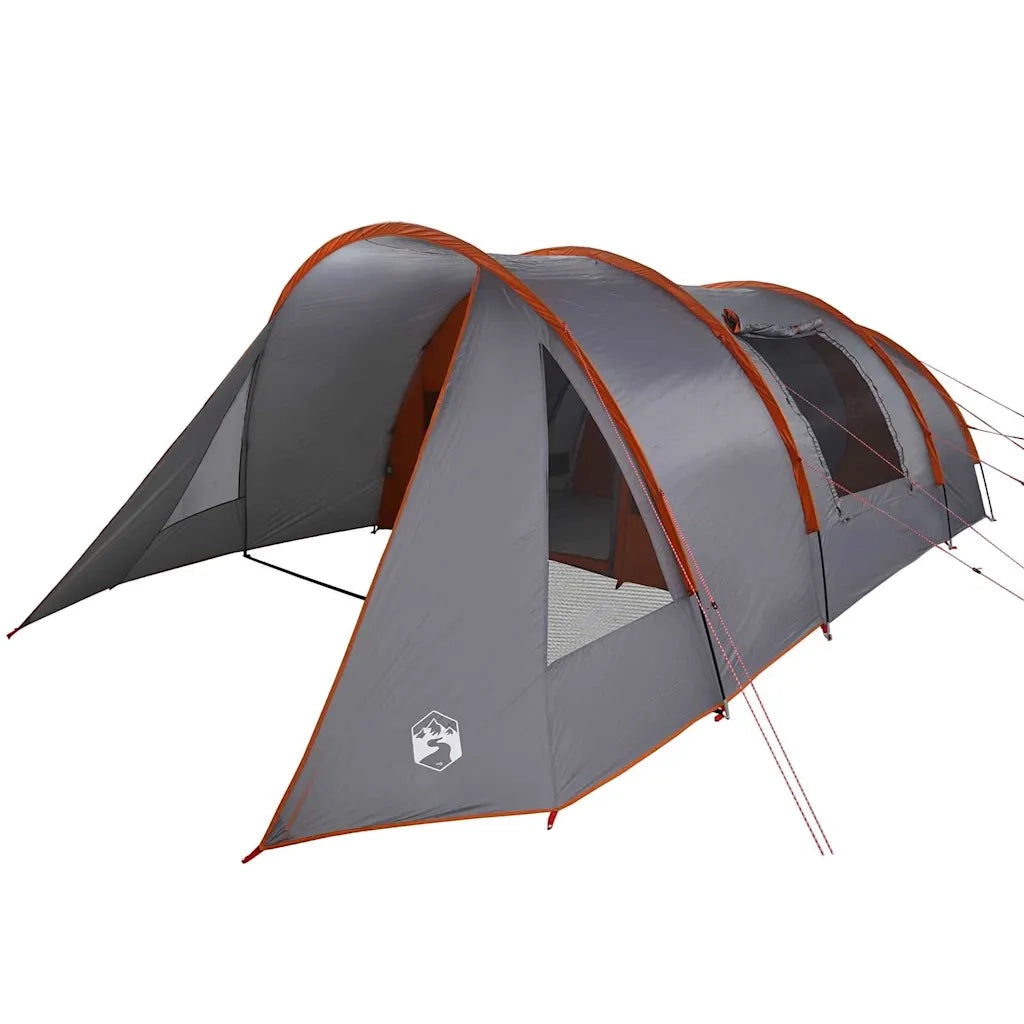 Tenda Tunnel per 5 Persone 5 persona Grigio e arancione 42004043