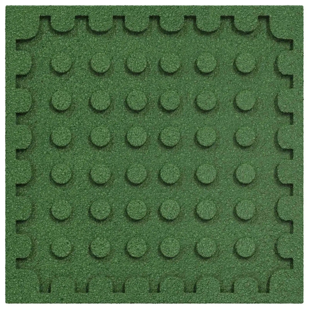 Piastrelle per Protezione dalle Cadute 12 pz Verde 50 x 50 cm CFW7388960