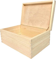 Scatola di legno per oggetti 30 x 20 x 13 cm - per uso domestico e hobby - idea di cassettino in legno - scatola di regalo in legno Cassettino in legno