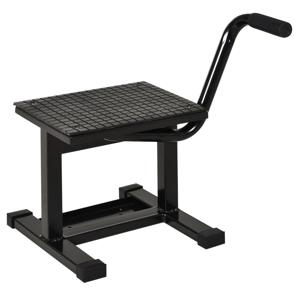 Cavalletto Alzamoto in Acciaio ¨C Xylo ¨C 150kg, Superficie Gomma, 48x34x43cm, Nero