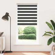 Tenda a Rullo Zebra Nero Larghezza Tessuto 90,9 cm Poliestere 4014260