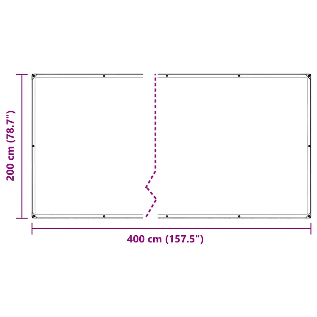 Telone Trasparente con Occhielli 2x4 m in Polietilene 4018505