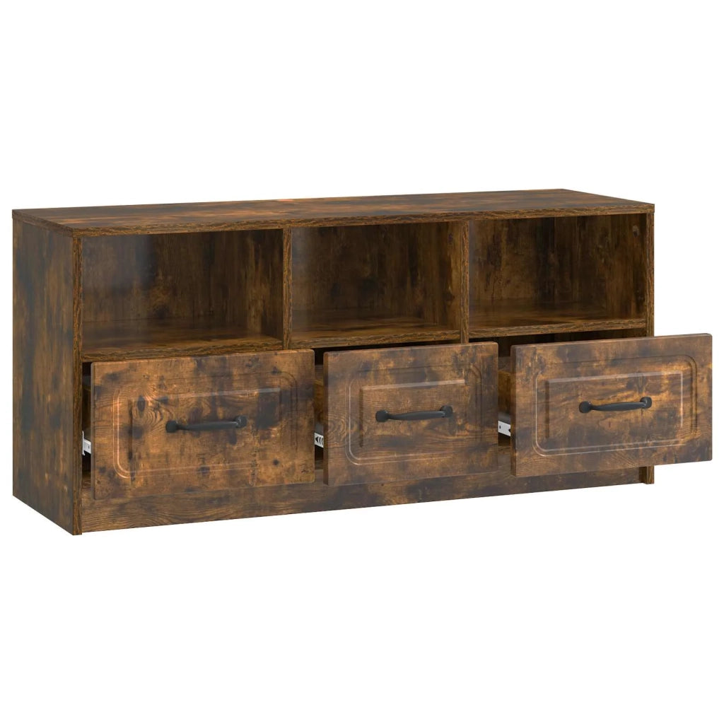 Mobile TV-Credenza per TV Rovere Fumo 102 x 34,5 x 47 cm Legno ingegnerizzato 690534