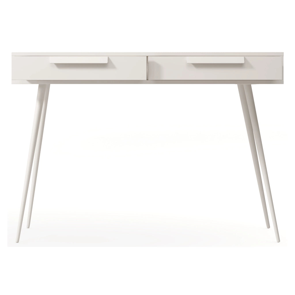 Mobile da Trucco Katilaka, Toeletta 2 Cassetti, 187x40x52h cm Beige Cashmere