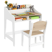 Scrivania per bambini con cassetti e scaffale ¨C zephmum ¨C Legno 90x50x75 cm
