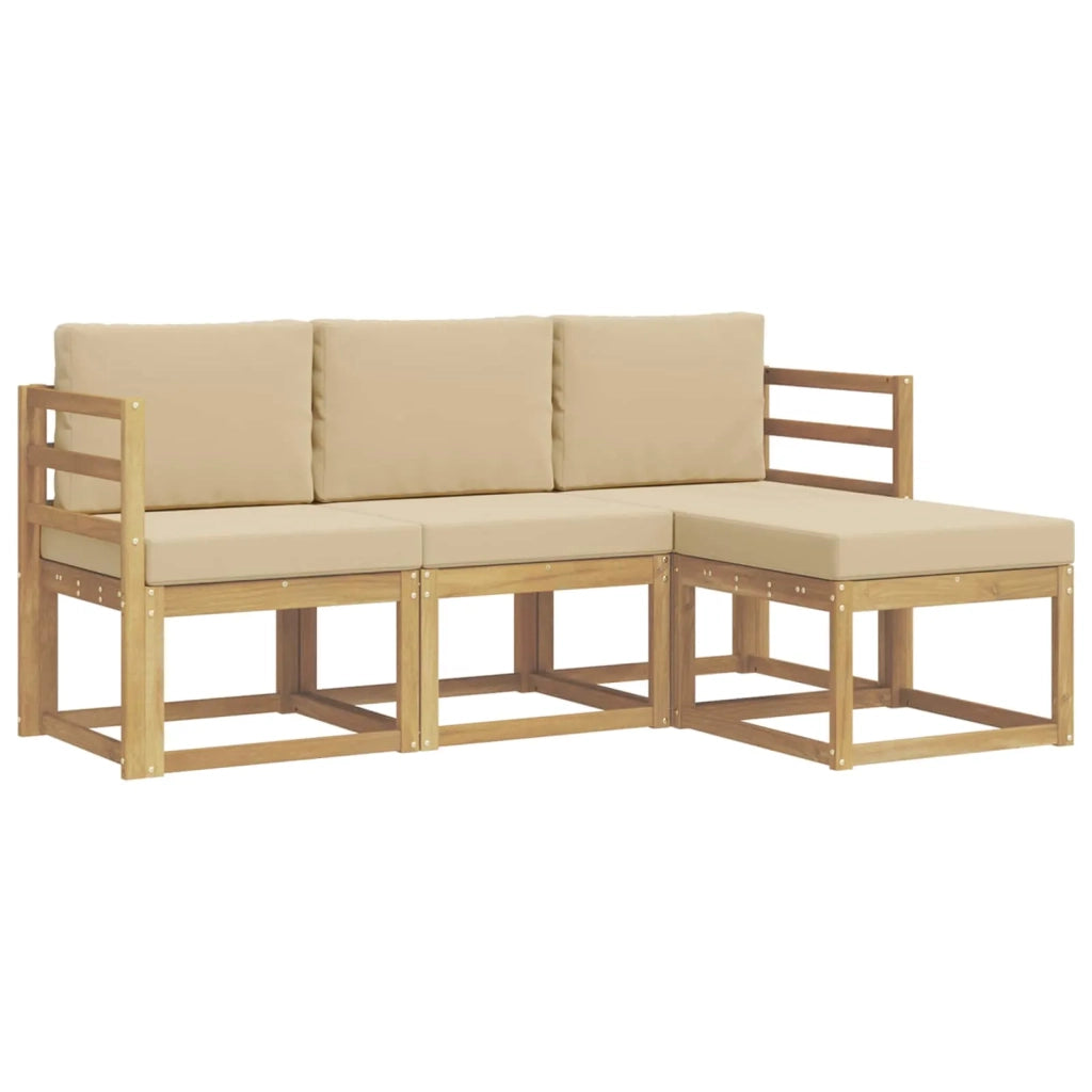 Set di divani da esterno 4 pcs 3387442