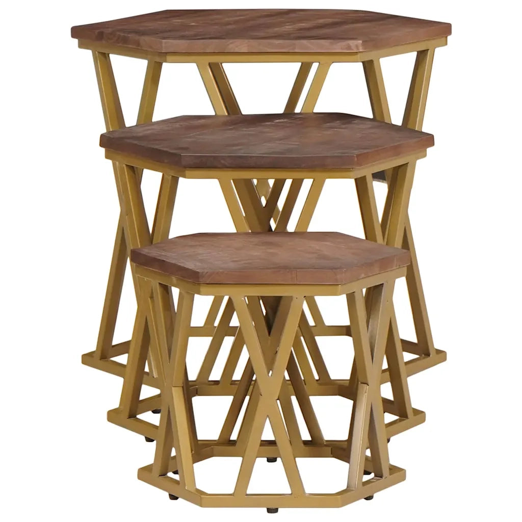 Tavolini da salotto Marrone 55 x 55 x 50 cm 4104646