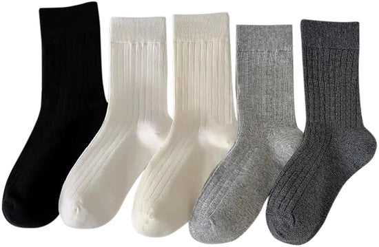 Calze per donna ad alta gamba con isolamento termico - progettate senza cuciture - con patch di supporto rinforzate - leggere - adatte per escursioni invernali