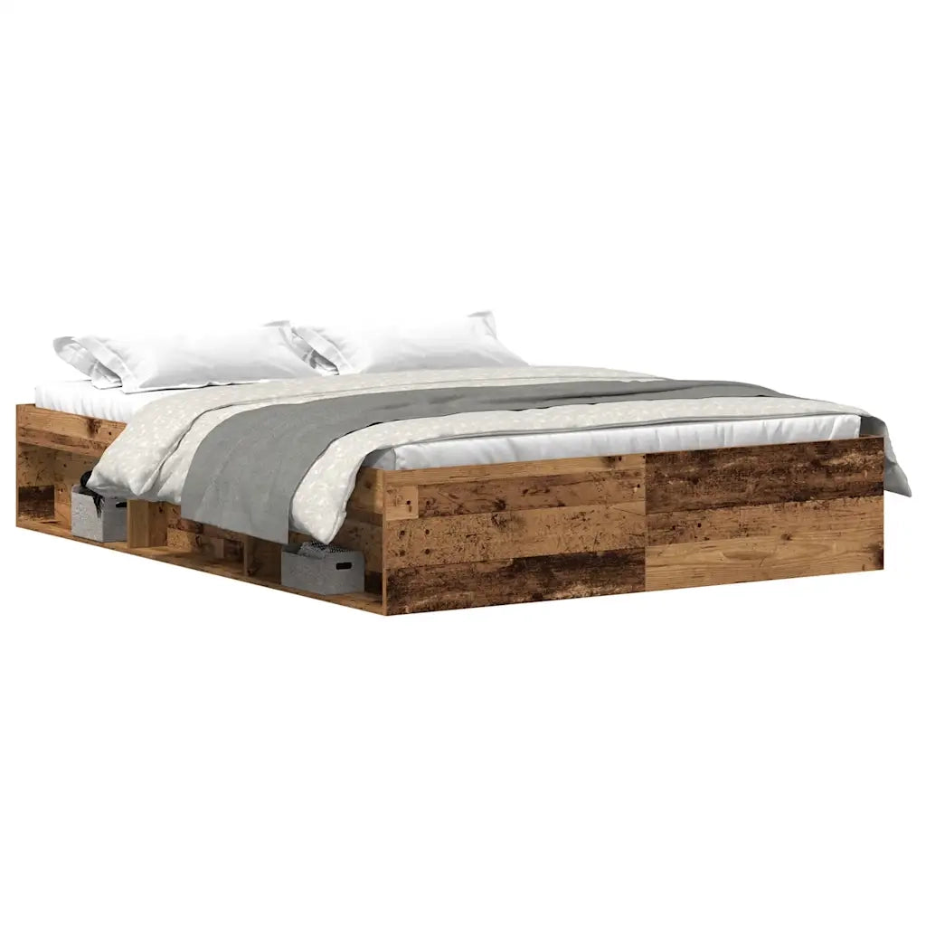 Giroletto senza Materasso Legno Antico 150x200cm in Truciolato 3329312