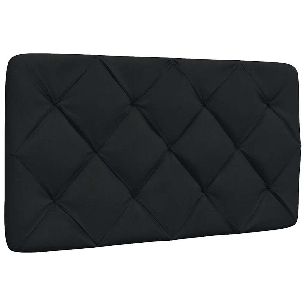 Letto con Materasso-Struttura Letto con Materasso Nero 90x200 cm in Tessuto