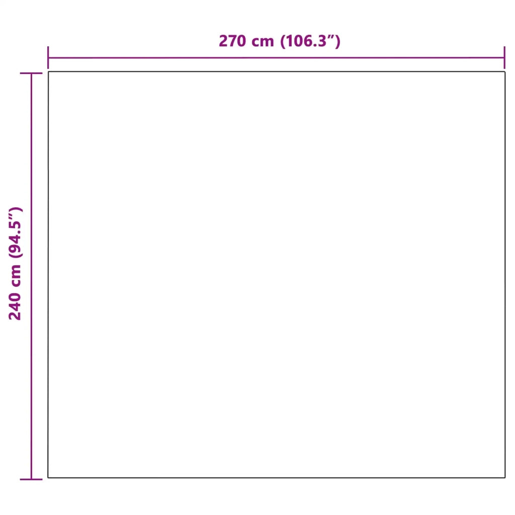 Coperte da Pile 6 pz Nero 240 x 270 cm Panno