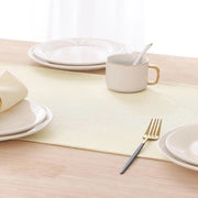 Telaio in stile lino con effetto loto 40 x 240 cm - lavabile e impermeabile per decorazione moderna