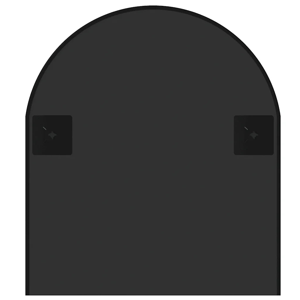 Specchio da Parete-Specchio a muro Nero 100x45 cm Ovale