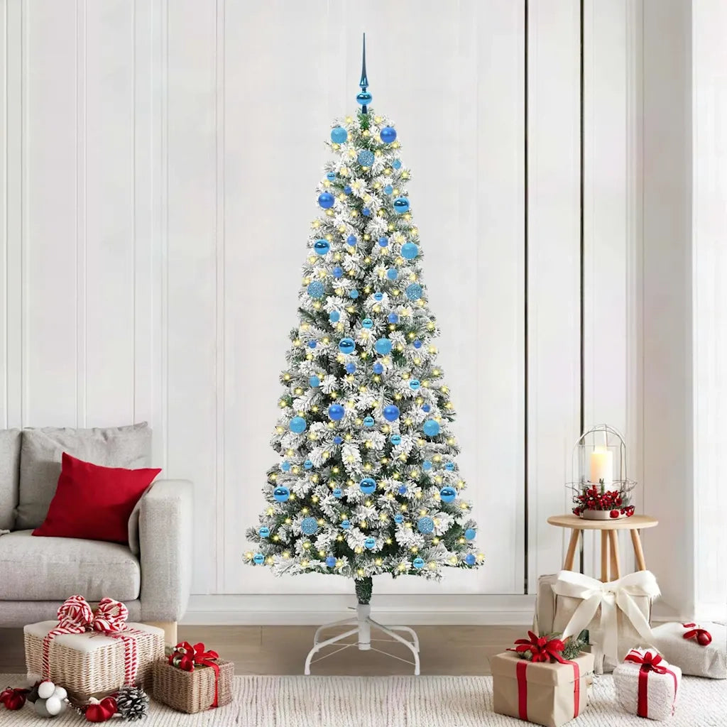 Albero di Natale Artificiale con Rami Pieghevoli 210 cm 3395611