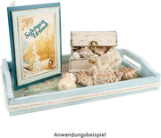 Piatto di servizio in legno non trattato 30 cm x 20 cm x 5 cm - necessità.