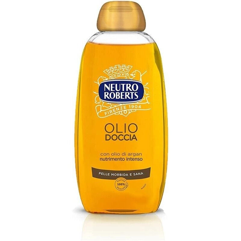 SET 6 NEUTRO ROBERTS DETERGENTE OLIO DOCCIA 250ML CON OLIO ARGAN