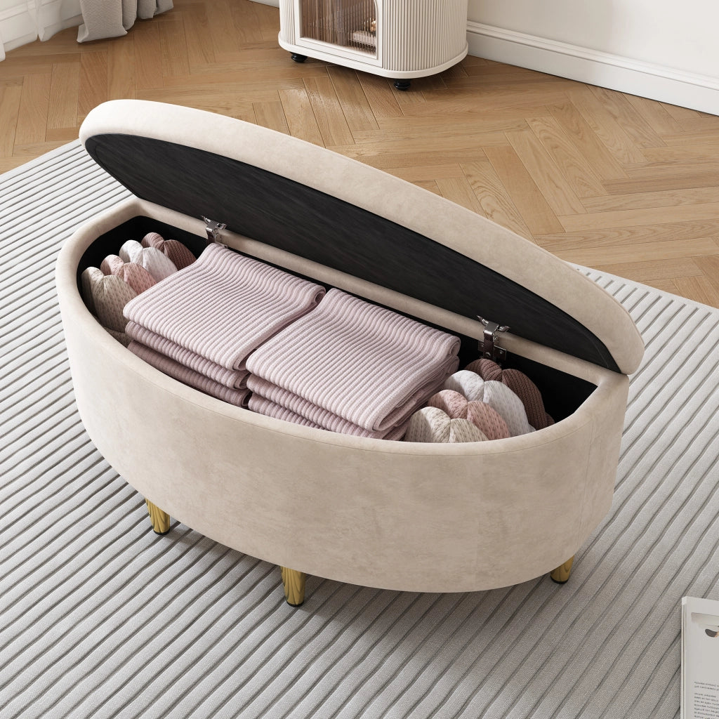letto imbottito velluto beige 90 x 200 cm