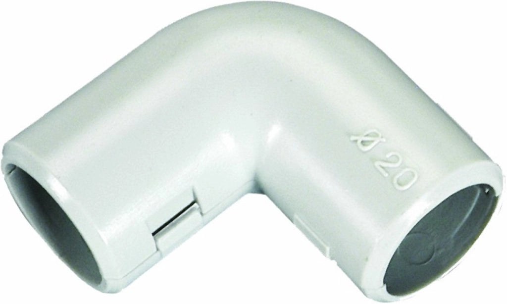 Curva Ispezionabile Diametro 25 Grigio 2 Pezzi Electraline - Electraline