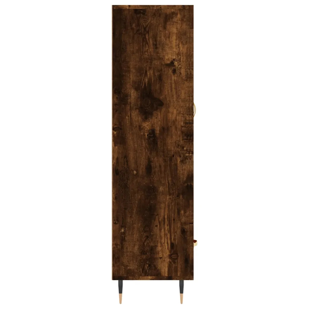 Credenza-Buffet-Armadio da cucina Rovere Fumo 69,5x31x115 cm in Legno Multistrato 368071