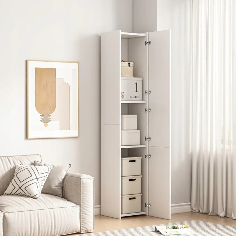 Armadio Bianco 30x170x30 cm Pratico e Compatto
