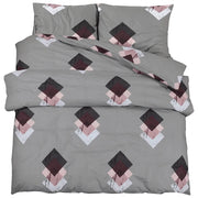 Set Copripiumino Grigio 200x200 cm in Cotone CFW8614822