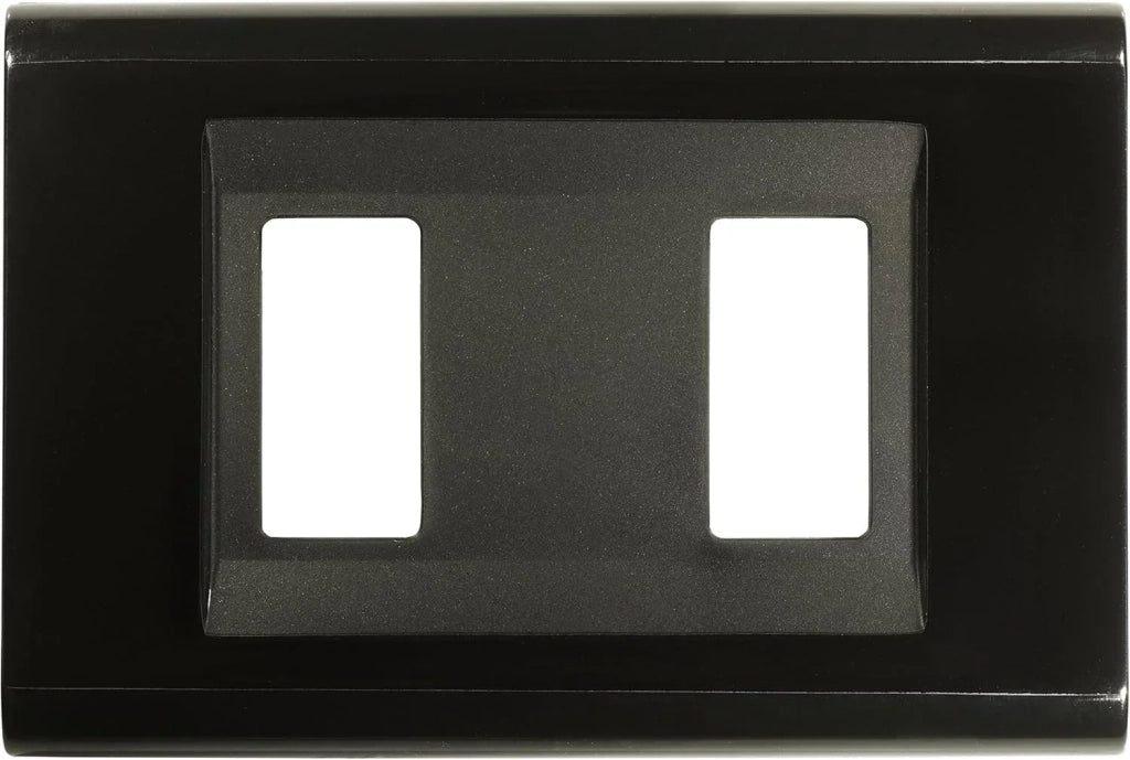 Placca Click 2F Nero FEB 2582/N