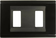 Placca Click 2F Nero FEB 2582/N