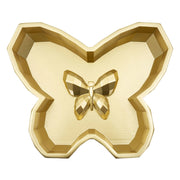 Vassoio Farfalla, Oro, Poliresina, 3x20,5x17,5 cm