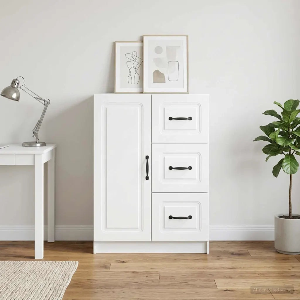 Credenza Bianco 66 x 34,5 x 87 cm Legno ingegnerizzato 895775