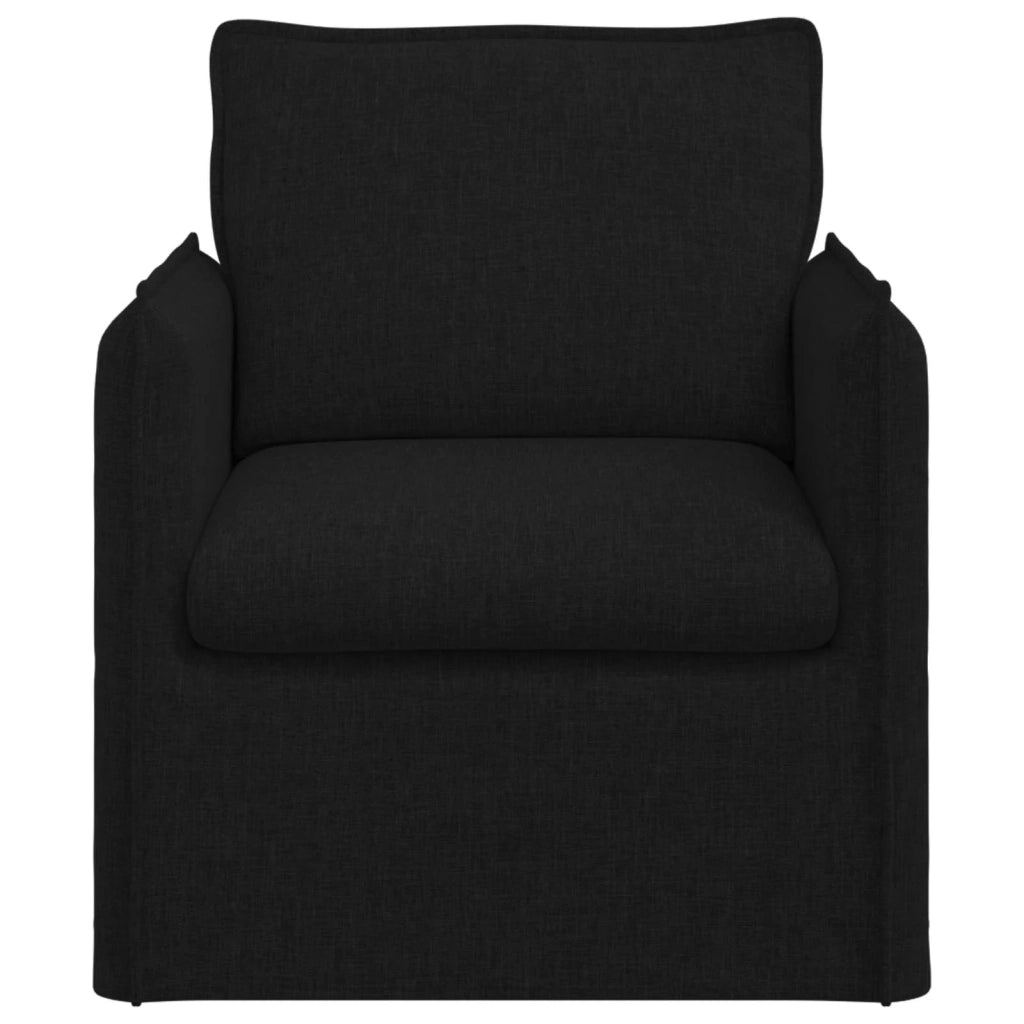 Divano Nero 75 x 82 x 85 cm Tessuto 42024506