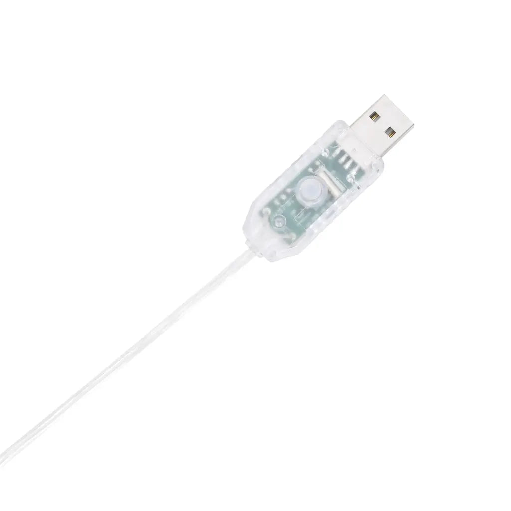 Albero di Natale a LED con Palline 100 LED Bianco Caldo 150 cm 3318567