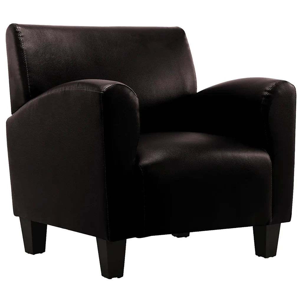 Poltrona Marrone Scuro in Similpelle 240979