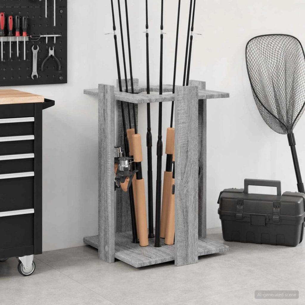 Supporto per canne da pesca Legno ingegnerizzato 3429731