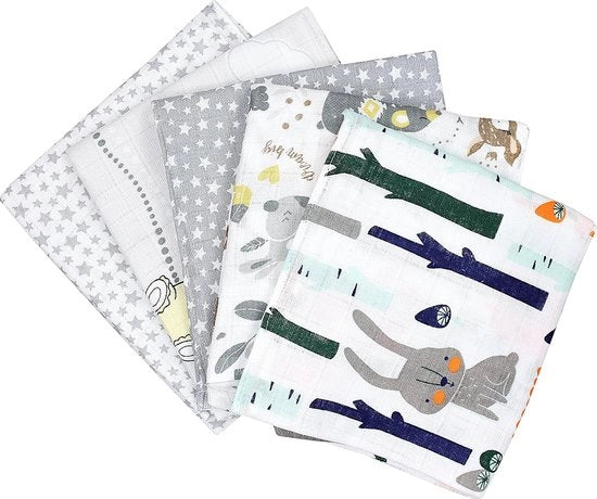 Asciugamani per bambino 70x80, pacchetto da 5/10 pezzi, colore: Unisex 4, quantità: 10 pezzi