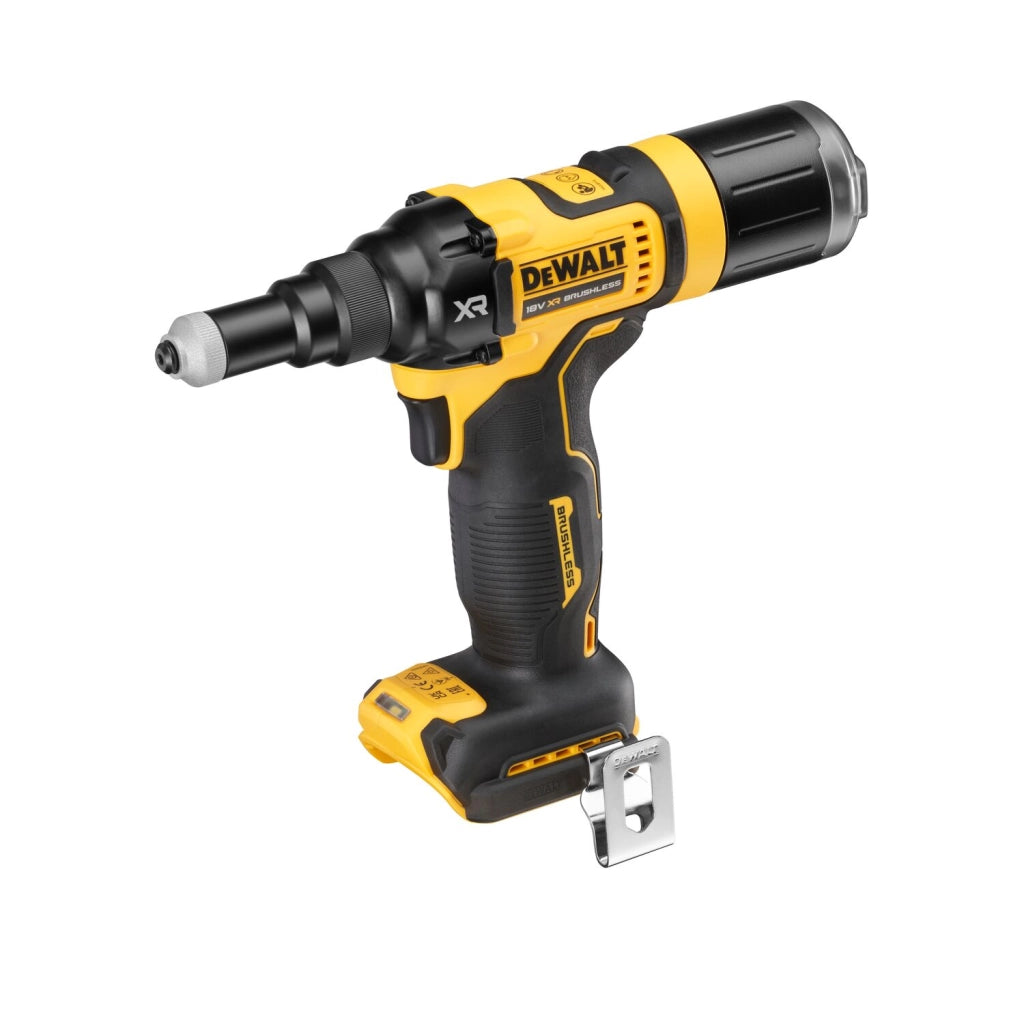 Rivettatrice a batteria DeWalt DCF403NT 18V XR brushless 4,8 mm forza 10 kN