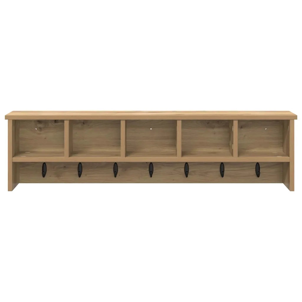 Appendiabiti a muro Rovere artigianale 100 x 16 x 26 cm CFW8030739