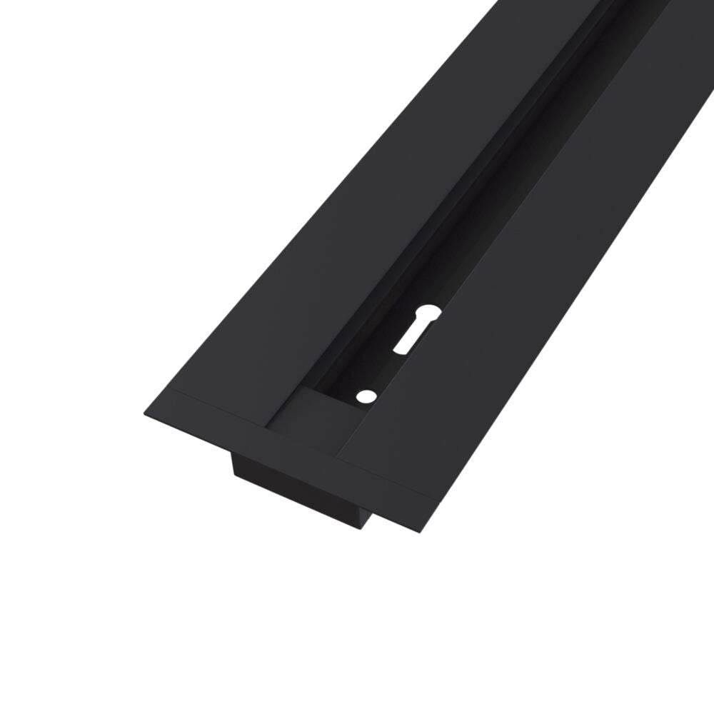 Binario In Alluminio Nero 1 Metro