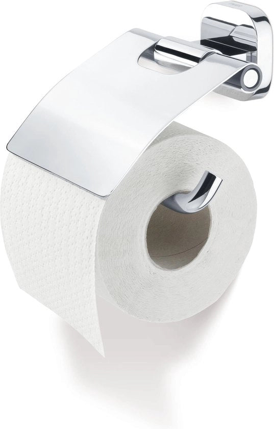 Sostegno per carta igienica con chiusura a chiave, acciaio inox