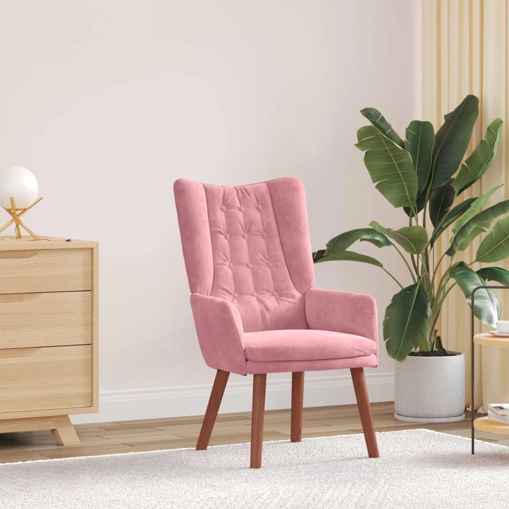 poltrona Rosa 63 x 67 x 94 cm Velluto 42001818