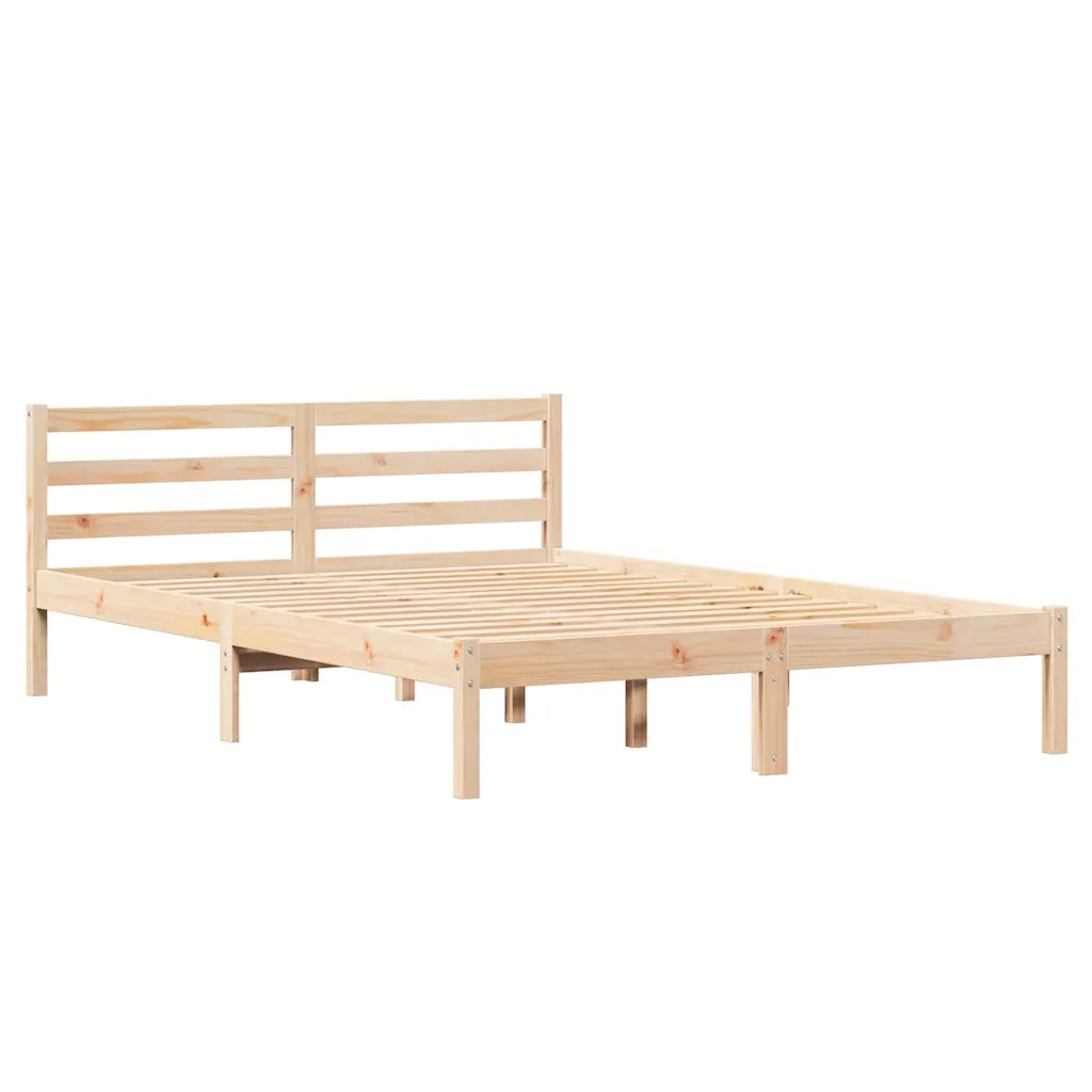 Letto matrimoniale | Letto per adulti | Struttura del letto Marrone 225,5 x 165,5 x 69,5 cm